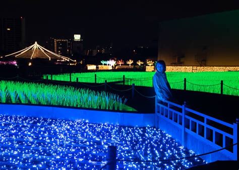 One of Japan’s newest and largest illuminations at Oi .